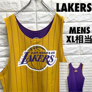 NBA ロサンゼルス　レイカーズ  リバーシブルタンクトップ　XLサイズ相当(タンクトップ)