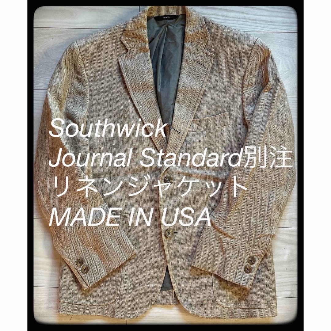 JOURNAL STANDARD(ジャーナルスタンダード)の【Southwick】Journal Standard別注　リネンジャケット メンズのジャケット/アウター(テーラードジャケット)の商品写真