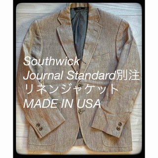ジャーナルスタンダード(JOURNAL STANDARD)の【Southwick】Journal Standard別注　リネンジャケット(テーラードジャケット)