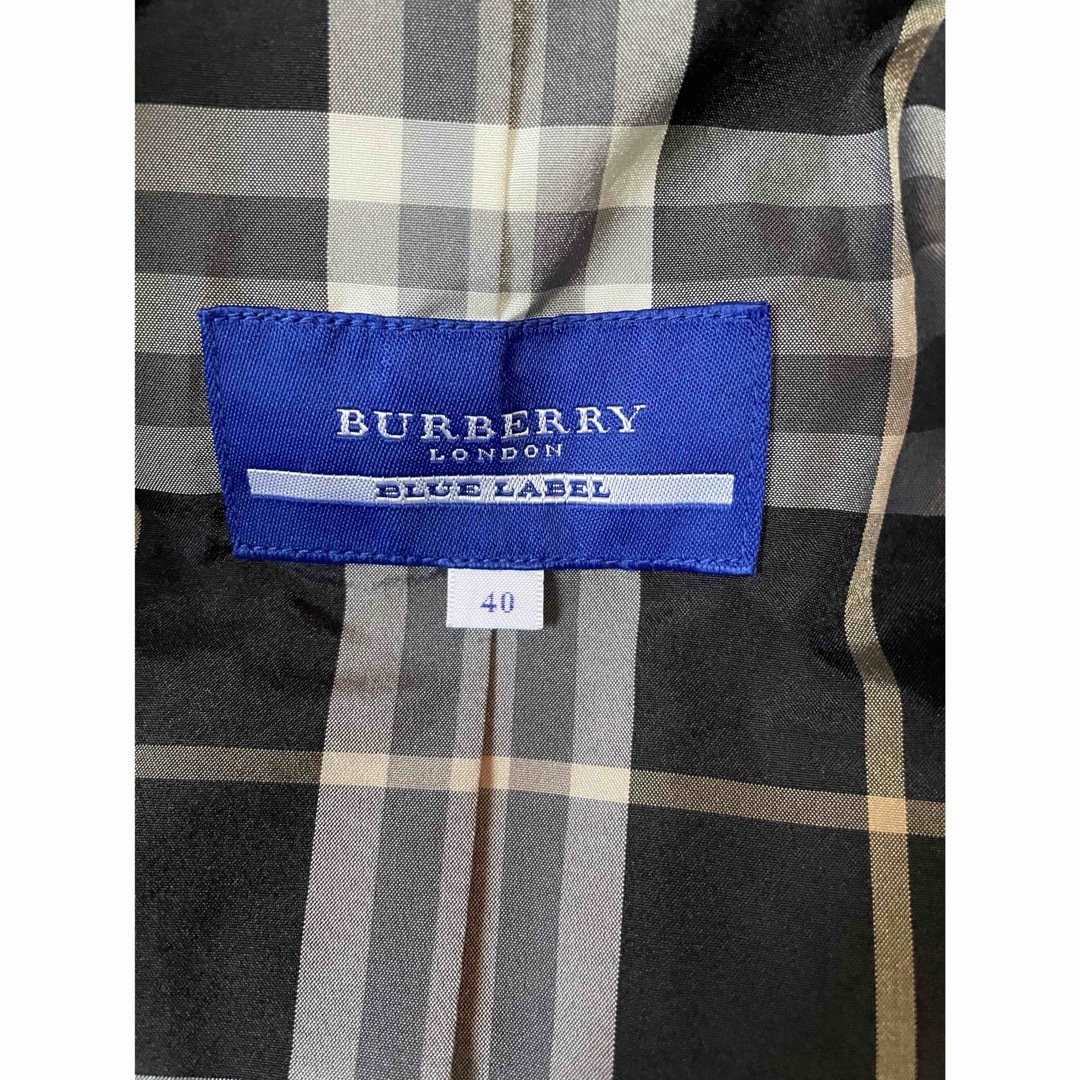 BURBERRY BLUE LABEL(バーバリーブルーレーベル)のバーバリーブルーレーベル　ダウンジャケット レディースのジャケット/アウター(ダウンジャケット)の商品写真