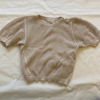 キャラメルベビー&チャイルド(Caramel baby&child )のsoor ploom mimi knit top  6-7y(ニット)