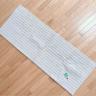 未使用‼︎キッチンマット ベージュ 約45×120cm 滑りにくい 洗える(キッチンマット)