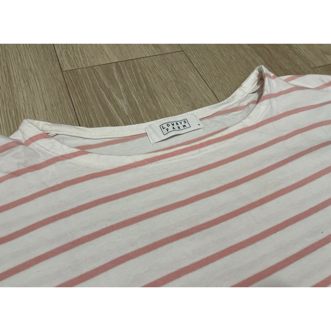 LOWRYS FARM(ローリーズファーム)のLF618054ad ローリーズファーム レディース　春服　夏服　ボーダー レディースのトップス(Tシャツ(半袖/袖なし))の商品写真