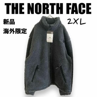 ザノースフェイス(THE NORTH FACE)の新品⭐️ノースフェイス　フリースボアジャケット 2XL ダークグレー　韓国限定(ブルゾン)