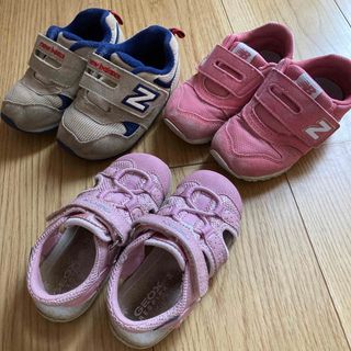 ニューバランス(New Balance)のニューバランス・ジェオックス15㎝♡3足セット(スニーカー)