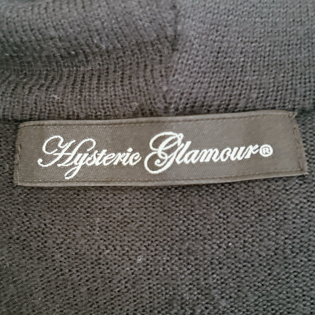 HYSTERIC GLAMOUR(ヒステリックグラマー)のHYSTERIC GLAMOUR ジップパーカー カーディガン 刺繍ヒスガール レディースのトップス(パーカー)の商品写真