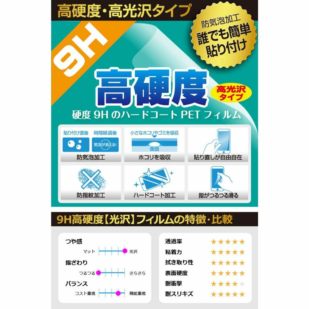 PDA工房 ちいかわ ちいかわといっしょ 対応 9H高硬度[光沢] 保護 フィル スマホ/家電/カメラのPC/タブレット(その他)の商品写真