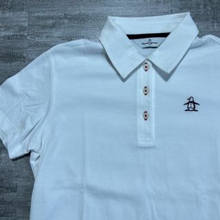 Munsingwear - 美品 MUNSING WEAR マンシングウェア 半袖ポロシャツ ロゴ LL