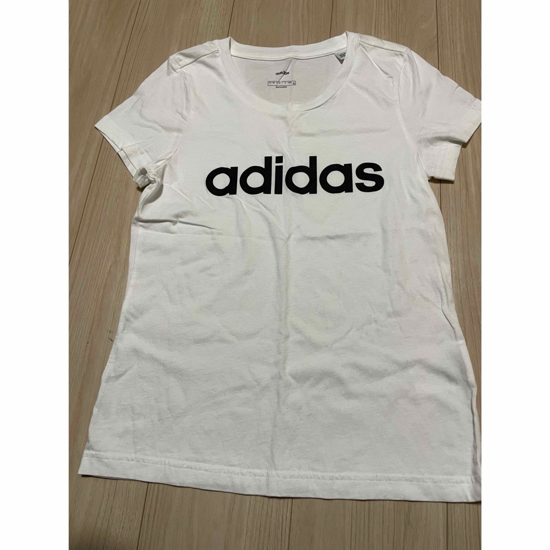 adidas(アディダス)のadidas Tシャツ キッズ/ベビー/マタニティのキッズ服女の子用(90cm~)(Tシャツ/カットソー)の商品写真