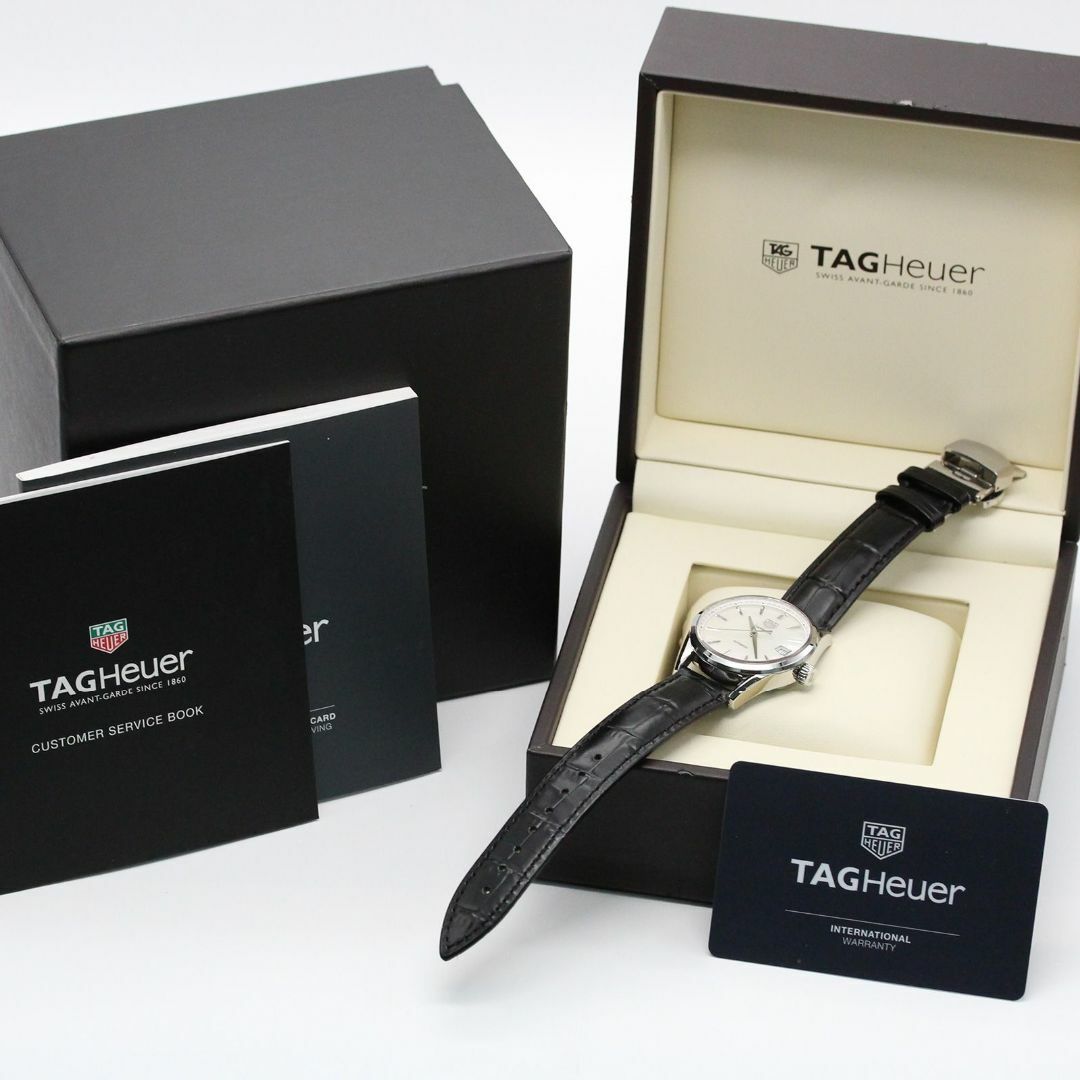 TAG Heuer(タグホイヤー)の【美品】タグホイヤー　カレラ　ホワイトシェル　腕時計　メンズ　A04399 メンズの時計(腕時計(アナログ))の商品写真