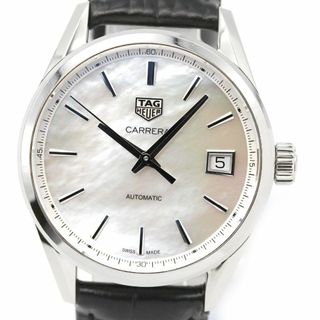 タグホイヤー(TAG Heuer)の【美品】タグホイヤー　カレラ　ホワイトシェル　腕時計　メンズ　A04399(腕時計(アナログ))