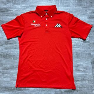 Kappa - 美品 KAPPA GOLF カッパゴルフ 半袖ポロシャツ 赤 O