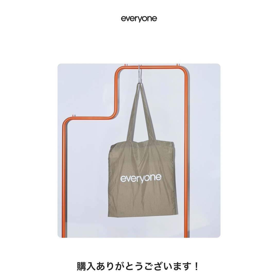 1LDK SELECT(ワンエルディーケーセレクト)の【未開封】everyone nylon logo tote bag (SAGE) レディースのバッグ(トートバッグ)の商品写真