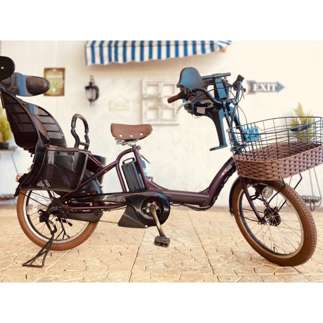 ヤマハ(ヤマハ)のQA 電動自転車  ヤマハ　パスキス　２０インチ １２Ah　子供乗せ スポーツ/アウトドアの自転車(自転車本体)の商品写真