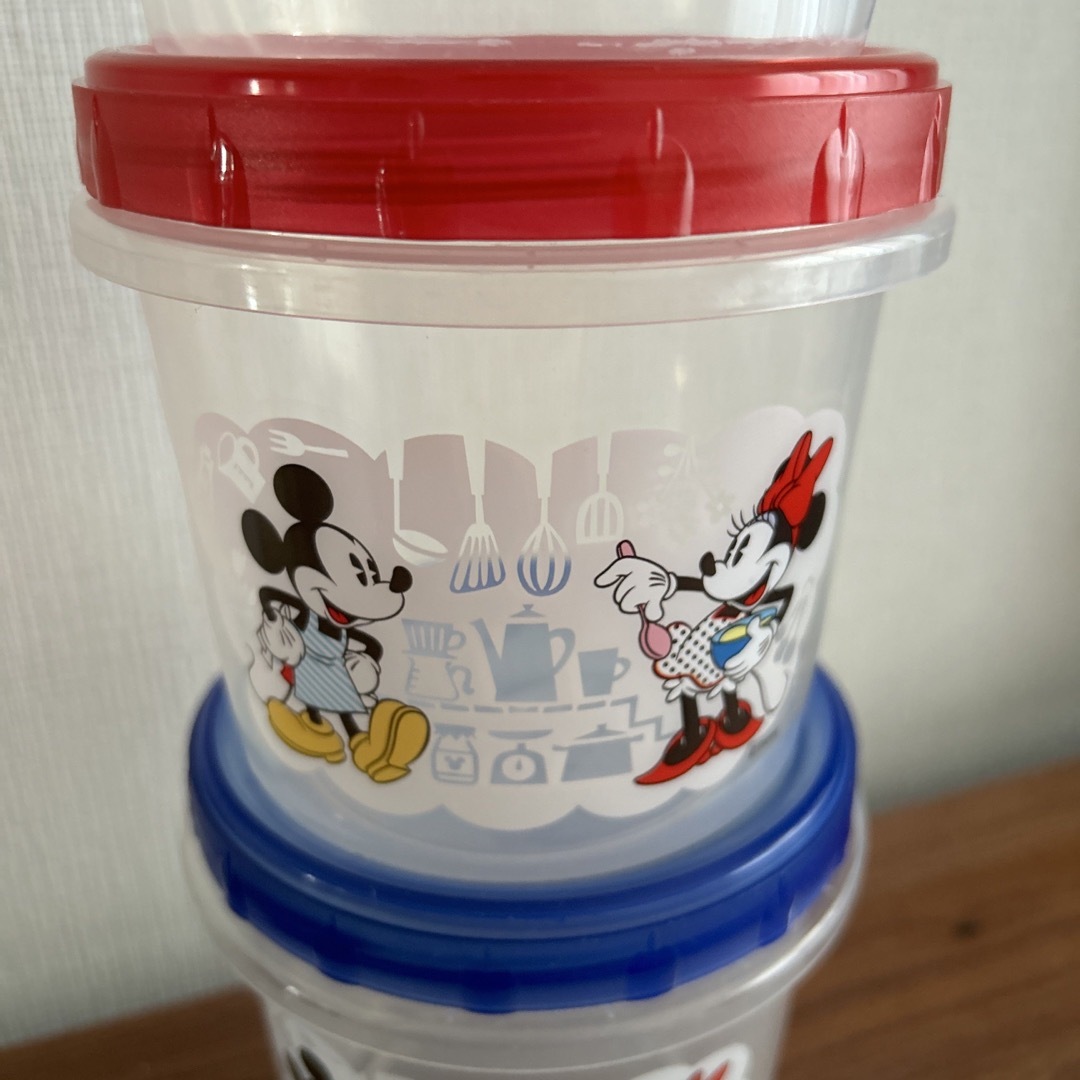 Disney(ディズニー)のジップロック スクリューロック 730ml ディズニーミッキー&ミニー インテリア/住まい/日用品のキッチン/食器(容器)の商品写真