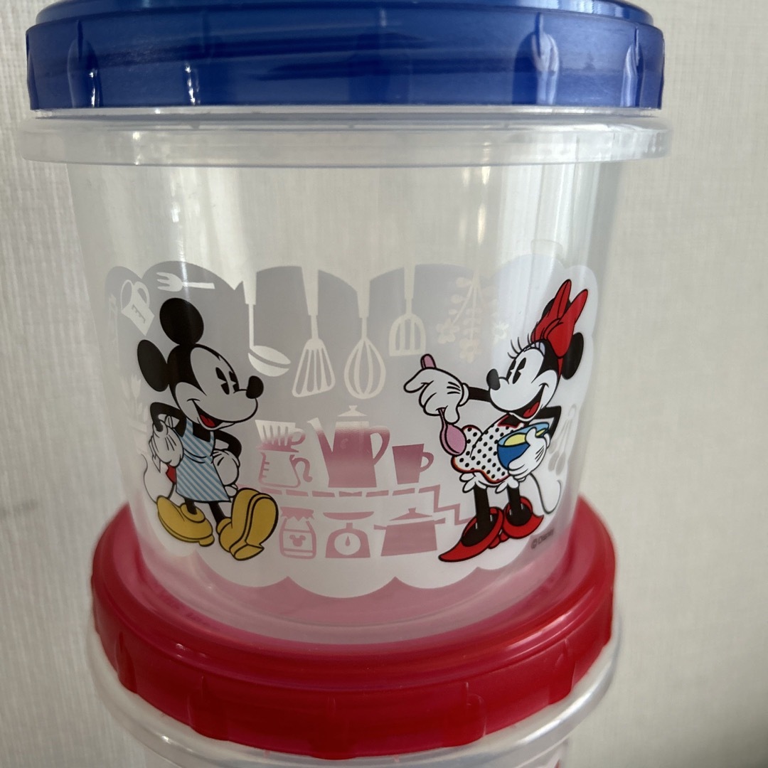 Disney(ディズニー)のジップロック スクリューロック 730ml ディズニーミッキー&ミニー インテリア/住まい/日用品のキッチン/食器(容器)の商品写真