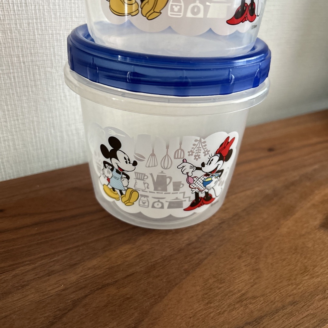 Disney(ディズニー)のジップロック スクリューロック 730ml ディズニーミッキー&ミニー インテリア/住まい/日用品のキッチン/食器(容器)の商品写真