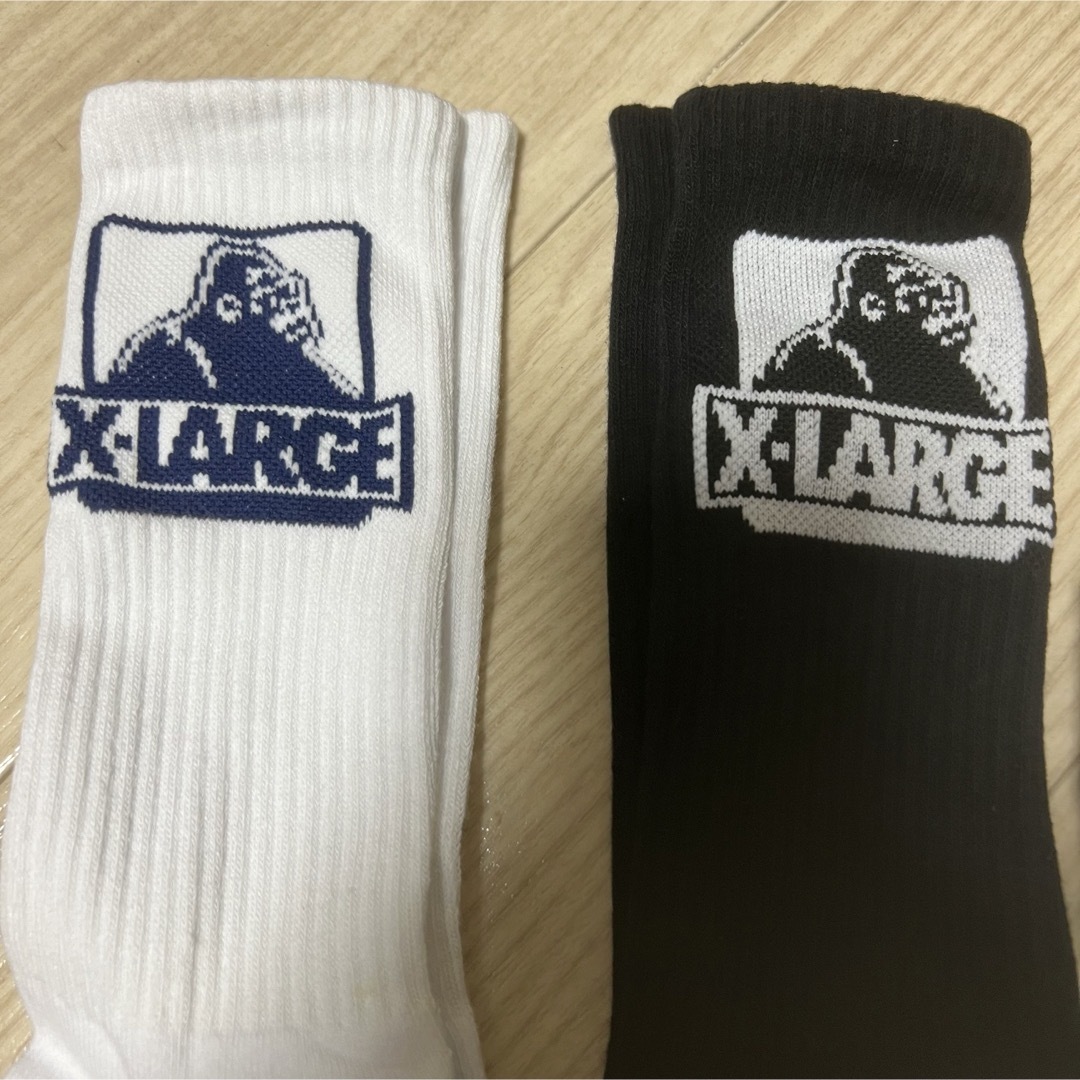 XLARGE(エクストララージ)のXLARGE エクストララージ 靴下  2点セット フリーサイズ メンズのレッグウェア(ソックス)の商品写真