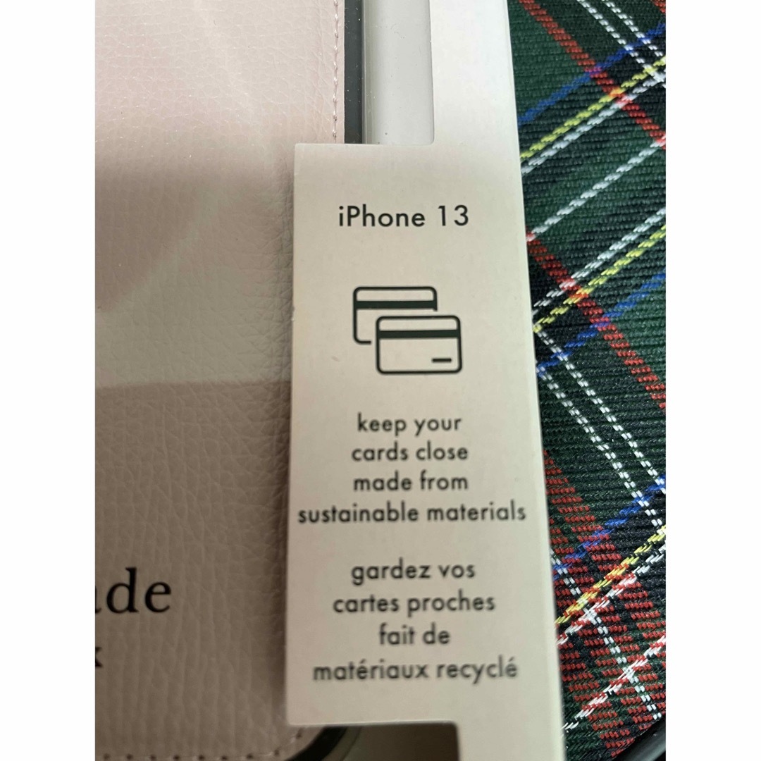 kate spade new york(ケイトスペードニューヨーク)のケイトスペード 手帳型  iPhone13/14ケース スマホ/家電/カメラのスマホアクセサリー(モバイルケース/カバー)の商品写真