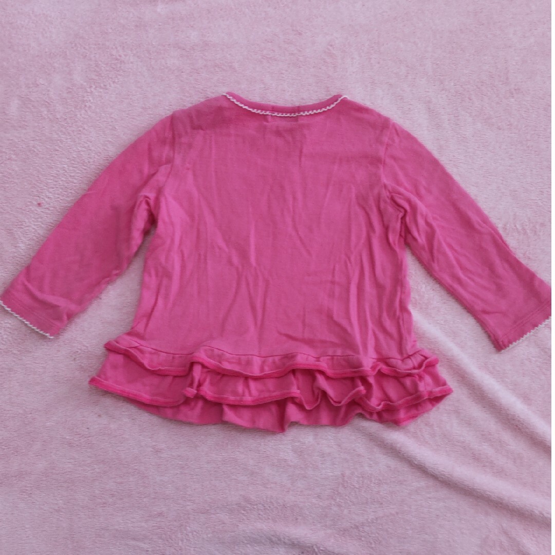 mikihouse(ミキハウス)のミキハウス ロングTシャツ 2枚 80 キッズ/ベビー/マタニティのベビー服(~85cm)(Ｔシャツ)の商品写真