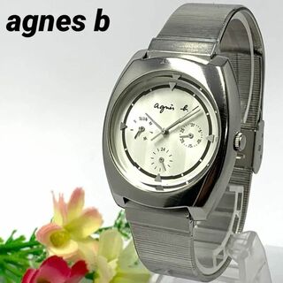 アニエスベー(agnes b.)の944 agnes b アニエスベー メンズ 腕時計 クオーツ式 カレンダー(腕時計(アナログ))