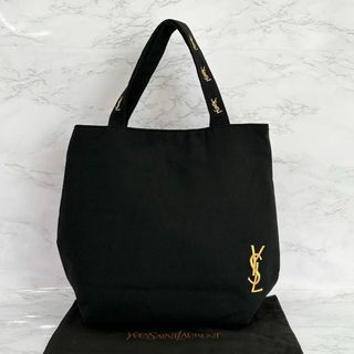 イヴサンローラン(Yves Saint Laurent)のイヴ サンローラン YSL トートバッグ キャンバス ブラック ノベルティ(トートバッグ)