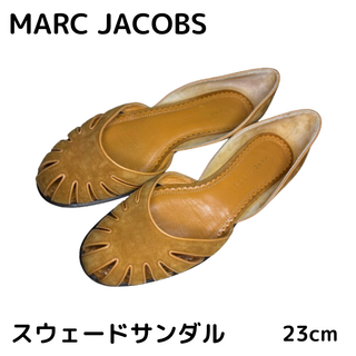 MARC JACOBS - 最終値下げ MARC JACOBS  スウェード サンダル 23.0 美品 箱付