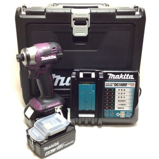 マキタ(Makita)のΘΘMAKITA マキタ インパクトドライバ 18v 未使用品 付属品完備 3 TD173DGXAP パープル(その他)