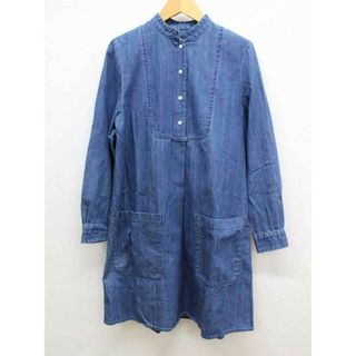 A.P.C - 【春物 新入荷】‡A.P.C./アー・ペー・セー‡デニムシャツチュニック/長袖 インディゴ レディース 36【中古】春秋 703042