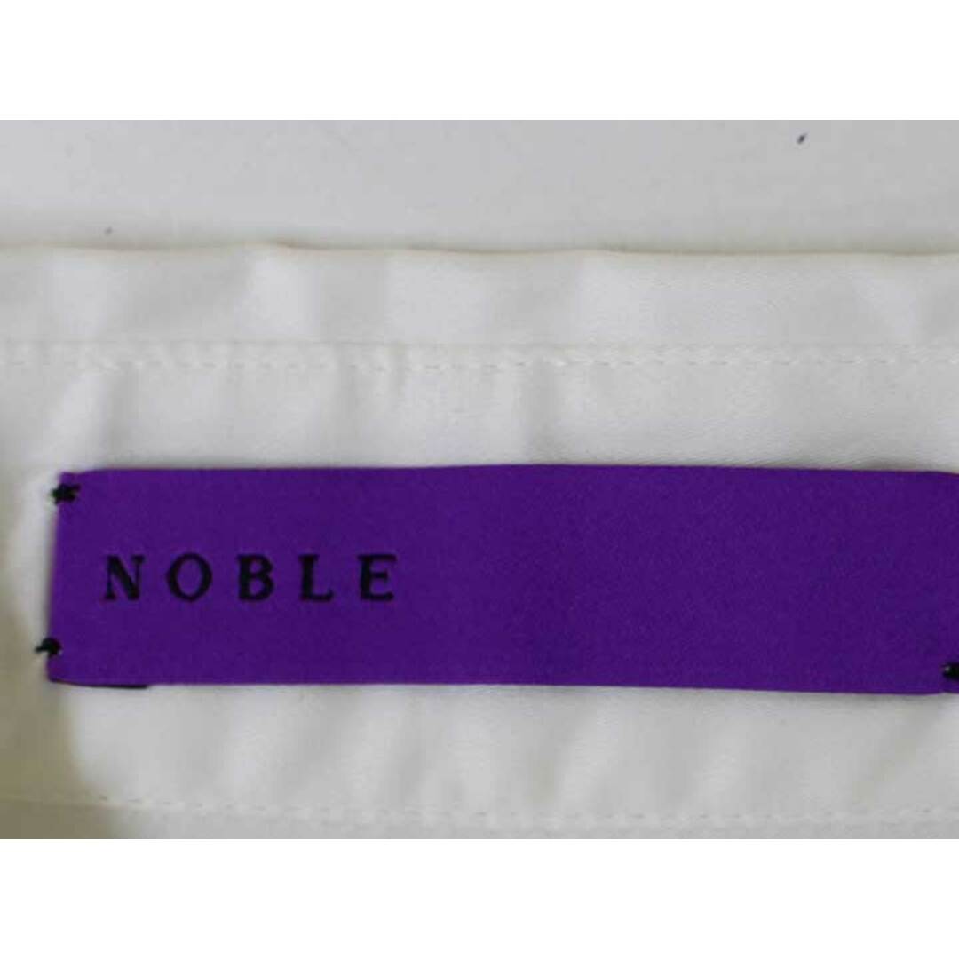 Noble(ノーブル)の【春物新入荷】新品未使用品■NOBLE/ノーブル■2022年製/フロントピンタックシャツ/長袖 ホワイト/白 レディース F 春夏  803042 レディースのトップス(Tシャツ(半袖/袖なし))の商品写真