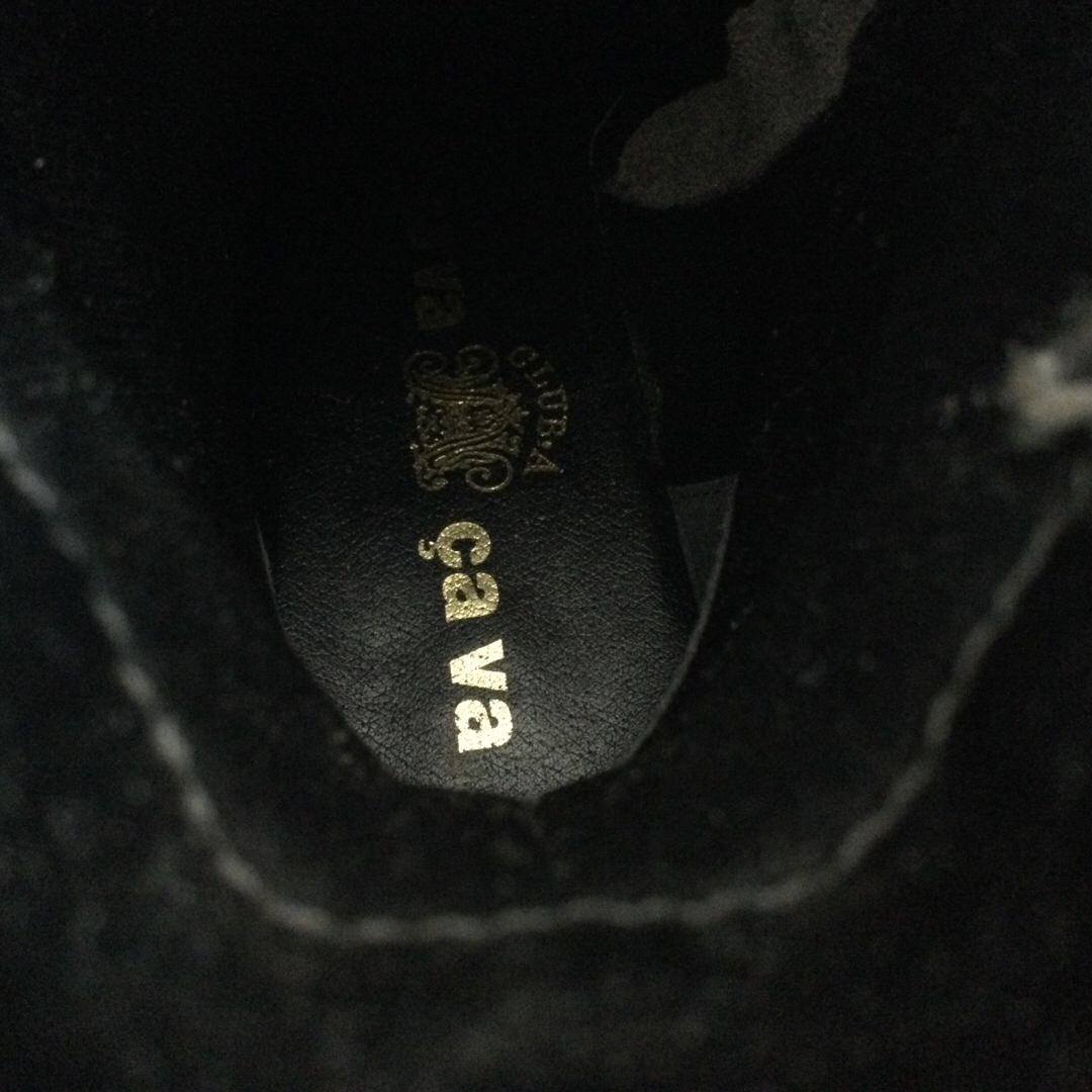 cavacava(サヴァサヴァ)の23.5cm サヴァサヴァcavacava レースアップブーツ グレー レディースの靴/シューズ(ブーツ)の商品写真