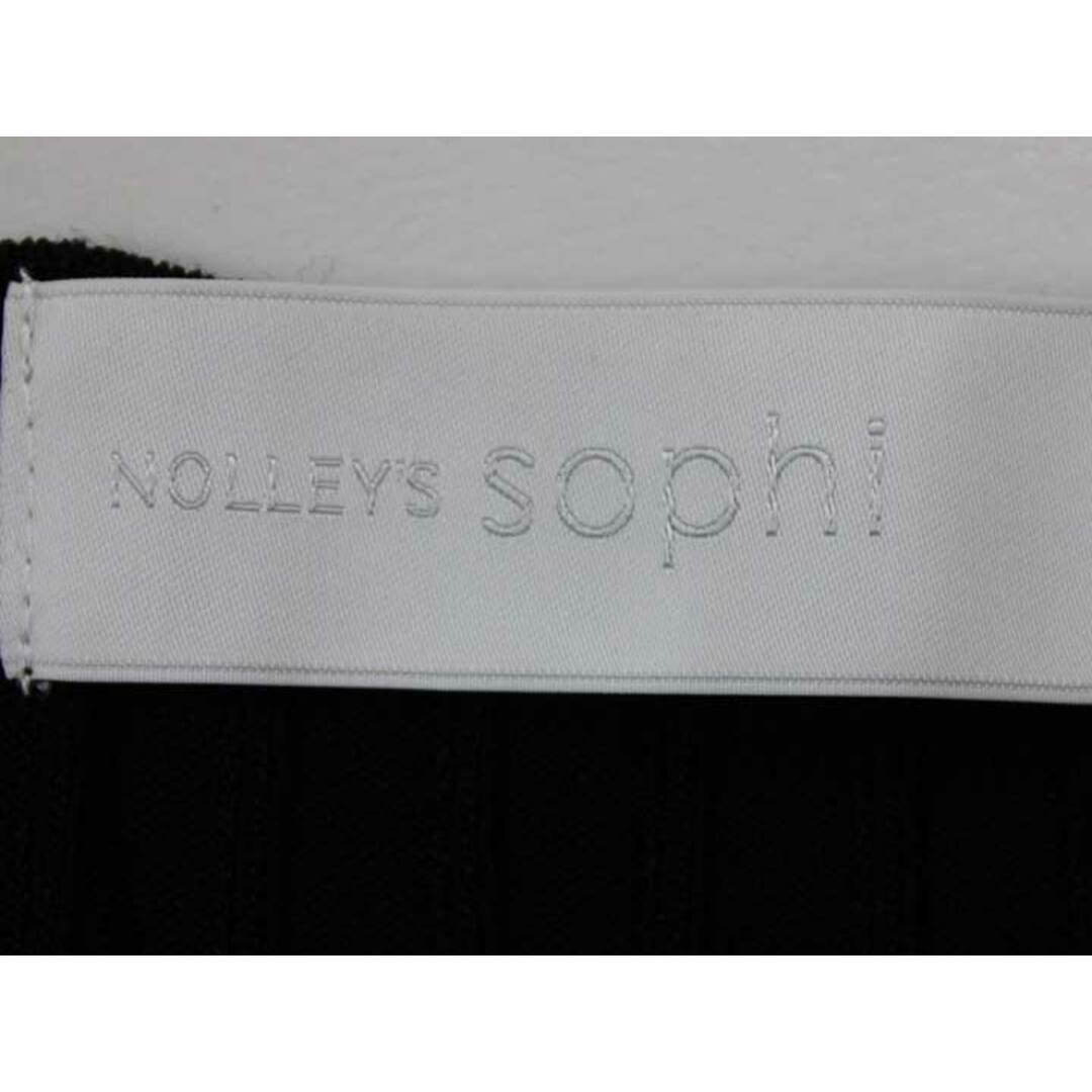 NOLLEY'S(ノーリーズ)の【春物 新入荷】‡NOLLEY'S Sophi/ノーリーズソフィ‡リブニット/長袖 ブラック/黒 レディース 38【中古】 春秋 113042 レディースのトップス(ニット/セーター)の商品写真