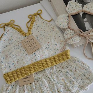 babytoly ニットキャミソール&スカート 新品★misha apolina