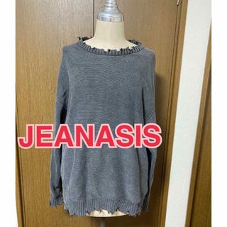 JEANASIS ダメージニット