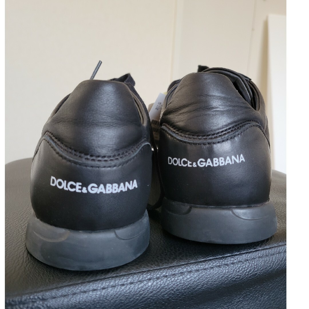 DOLCE&GABBANA(ドルチェアンドガッバーナ)のDOLCE&GABBANA　未使用レザースニーカー　サイズ9 メンズの靴/シューズ(スニーカー)の商品写真