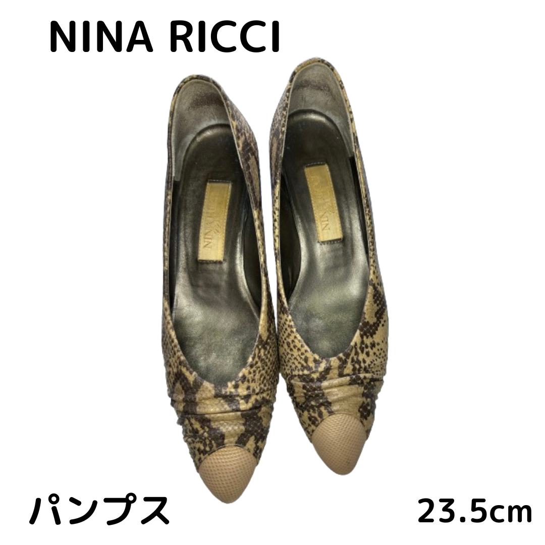 NINA RICCI(ニナリッチ)の最終値下 NINARICCI ニナリッチ レディース パンプス 美品 23.5  レディースの靴/シューズ(ハイヒール/パンプス)の商品写真