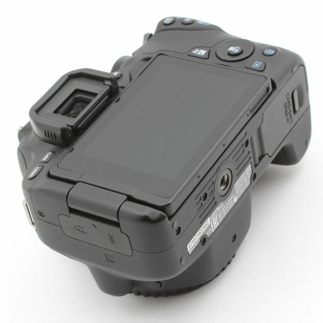 Canon(キヤノン)の【ショット数1,877枚】Canon EOS Kiss X9 ブラック ボディ スマホ/家電/カメラのカメラ(デジタル一眼)の商品写真