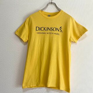 ギルタン(GILDAN)のアメリカ古着　dickinsons　企業物　半袖　Tシャツ　イエロー　P194(Tシャツ/カットソー(半袖/袖なし))