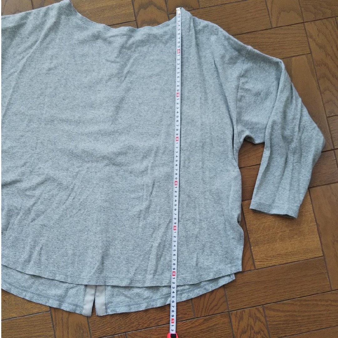 LEPSIM(レプシィム)の2way カーディガン ロンティー グレー オーバーサイズ  LEPSIM 長袖 メンズのトップス(Tシャツ/カットソー(七分/長袖))の商品写真