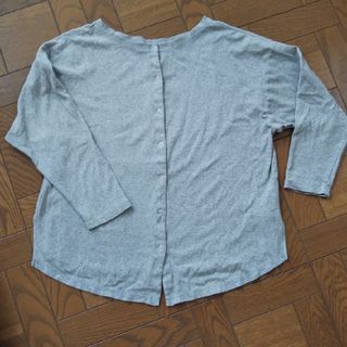 レプシィム(LEPSIM)の2way カーディガン ロンティー グレー オーバーサイズ  LEPSIM 長袖(Tシャツ/カットソー(七分/長袖))