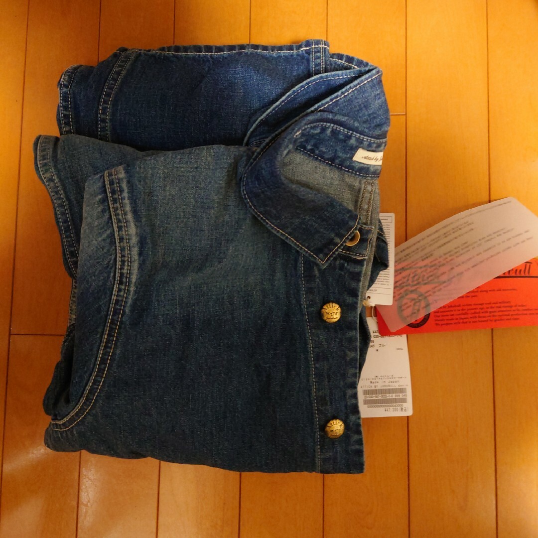 AP STUDIO(エーピーストゥディオ)のAttick by Johnbull Denim all in one 未使用品 レディースのパンツ(サロペット/オーバーオール)の商品写真