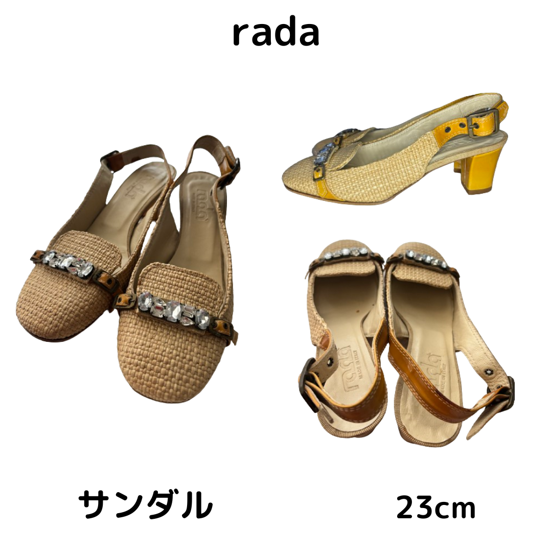 RADA(ラダ)の最終値下げ rada ラダ 美品 セール品 24.0cm  サンダル 送料無料 レディースの靴/シューズ(ハイヒール/パンプス)の商品写真