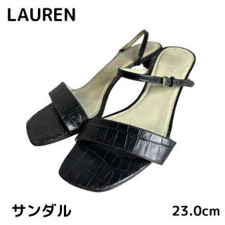 ラルフローレン(Ralph Lauren)の【最終値下げ】送料無料 LAUREN ローレン サンダル 23.0 セール品(サンダル)