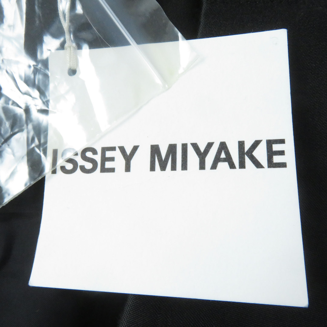 ISSEY MIYAKE(イッセイミヤケ)の未使用品☆ISSEY MIYAKE イッセイミヤケ IM71-FG018 コットン プリーツデザイン ロングスカート ブラック 1 日本製 正規品 レディース 定価42,000円 レディースのスカート(ロングスカート)の商品写真