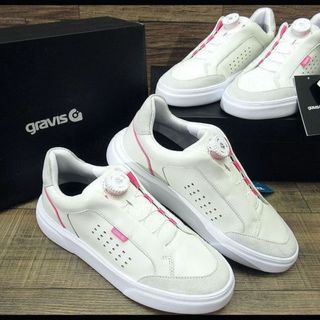 グラビス(gravis)のG② 新品 グラビス EDDIE ダイヤル式 レザー スニーカー 26.5セット(スニーカー)