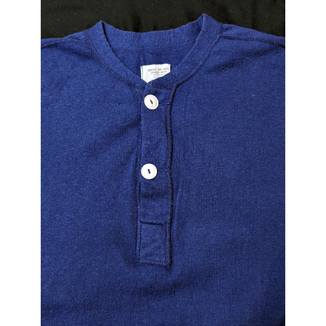 MILITARY(ミリタリー)の80s アメリカ軍 アンダーシャツ サーマル ロンT メンズのトップス(Tシャツ/カットソー(七分/長袖))の商品写真