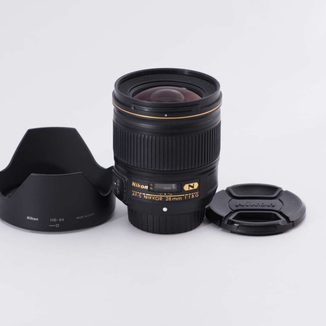 Nikon(ニコン)のNikon ニコン 単焦点レンズ AF-S NIKKOR 28mm f1.8G Fマウント フルサイズ対応 #9249 スマホ/家電/カメラのカメラ(レンズ(単焦点))の商品写真