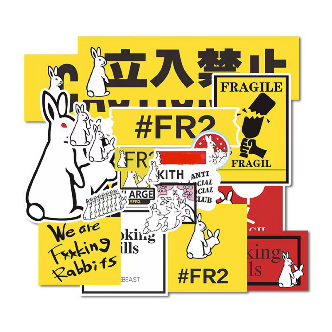 #FR2(エフアールツー)のFR2ラビットステッカーセット メンズのファッション小物(その他)の商品写真