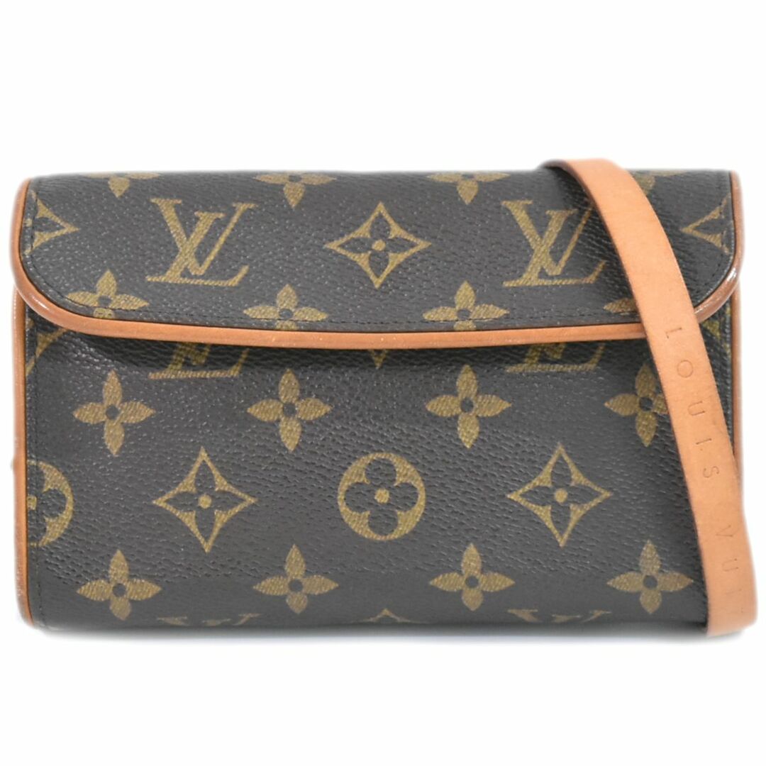 LOUIS VUITTON(ルイヴィトン)の本物 ルイヴィトン LOUIS VUITTON LV ポシェット フロランティーヌ モノグラム ウエストポーチ ブラウン M51855 Pochette Florentine ビトン バッグ 中古 レディースのバッグ(ボディバッグ/ウエストポーチ)の商品写真