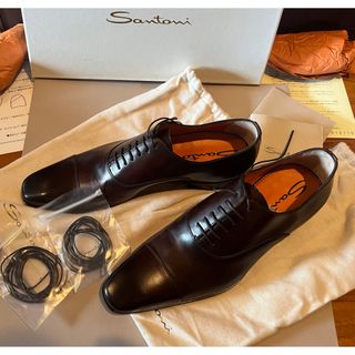 【約１4万・新品】 高級ライン Santoni サントーニ ビジネスシューズ